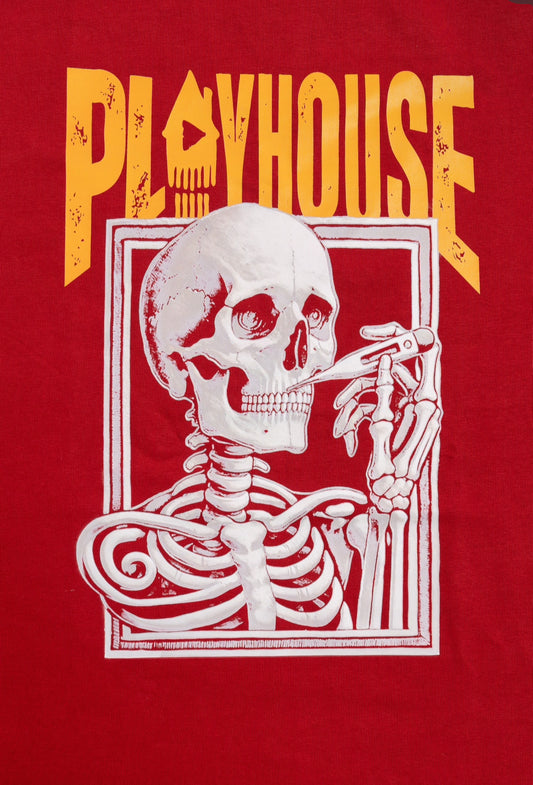 PLAYHOUSE crew-neck T-shirt (RED)