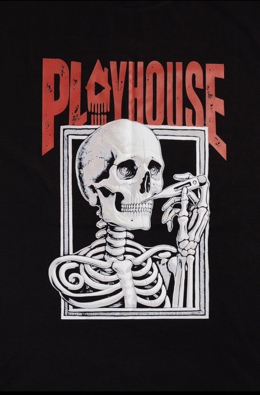 PLAYHOUSE crew-neck T-shirt (Black)