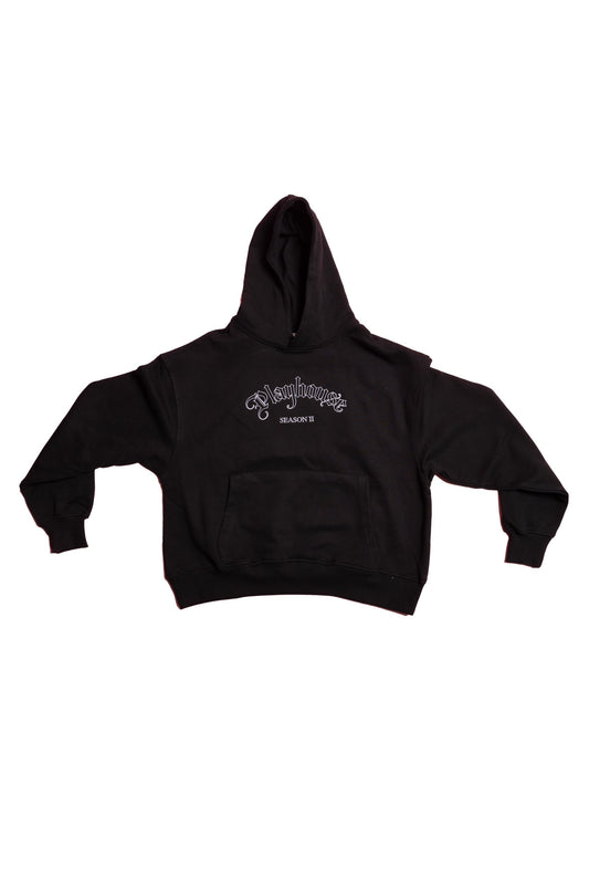 PLAYHOUSE embroidery & logo-patch Hoodie