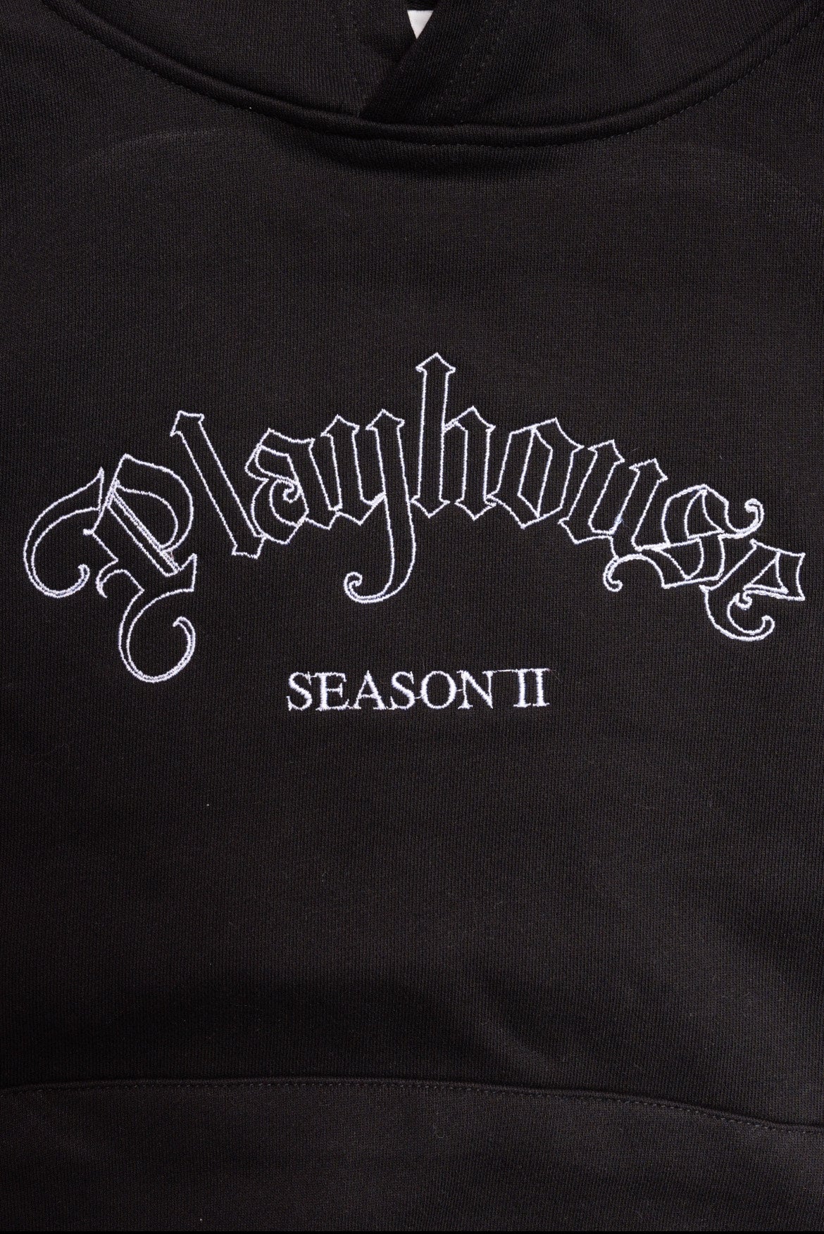 PLAYHOUSE embroidery & logo-patch Hoodie