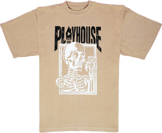 PLAYHOUSE crew-neck T-shirt (Beige)