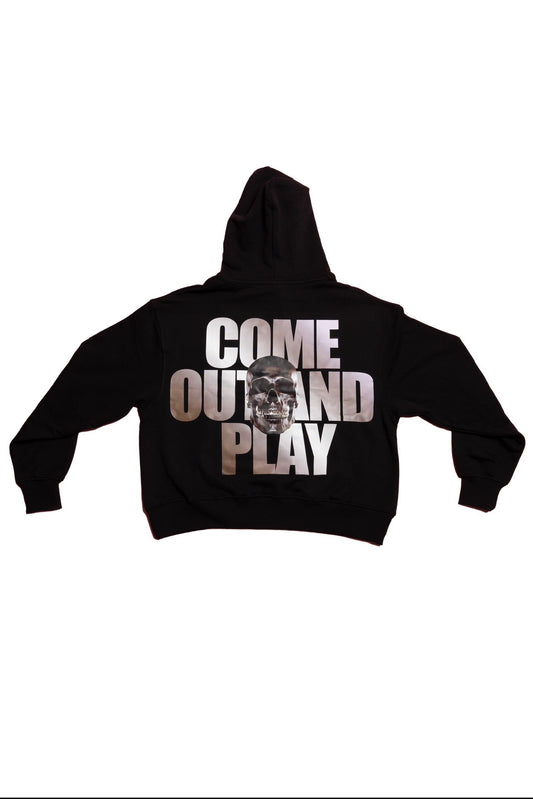 PLAYHOUSE embroidery & logo-patch Hoodie