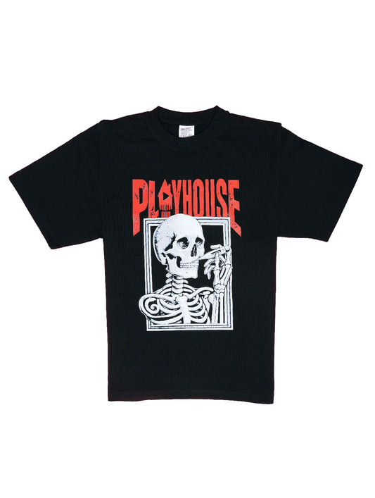 PLAYHOUSE crew-neck T-shirt (Black)